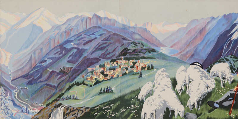  [Панорама гор. Иллюстрации Александры Экстер. Текст Мари Колмон]. [Paris]: Flammarion, 1938.